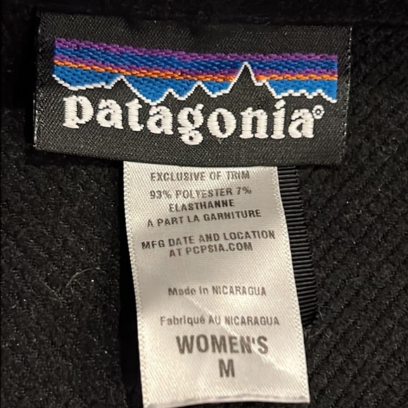 ⭐️ Patagonia Adze Jacket Black Size Medium - Picture 5 of 7